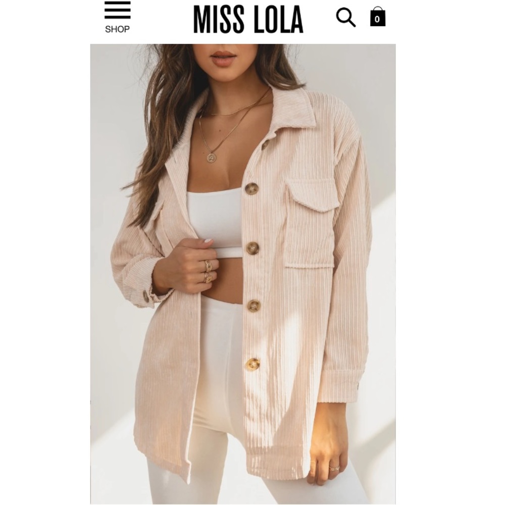 Women’s oversized Shacket